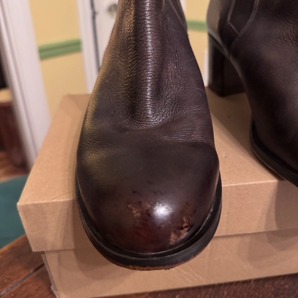 Sam Edelman Brown Suede Chelsea Ankle Boots Sz 12 M - Picture 7 of 10